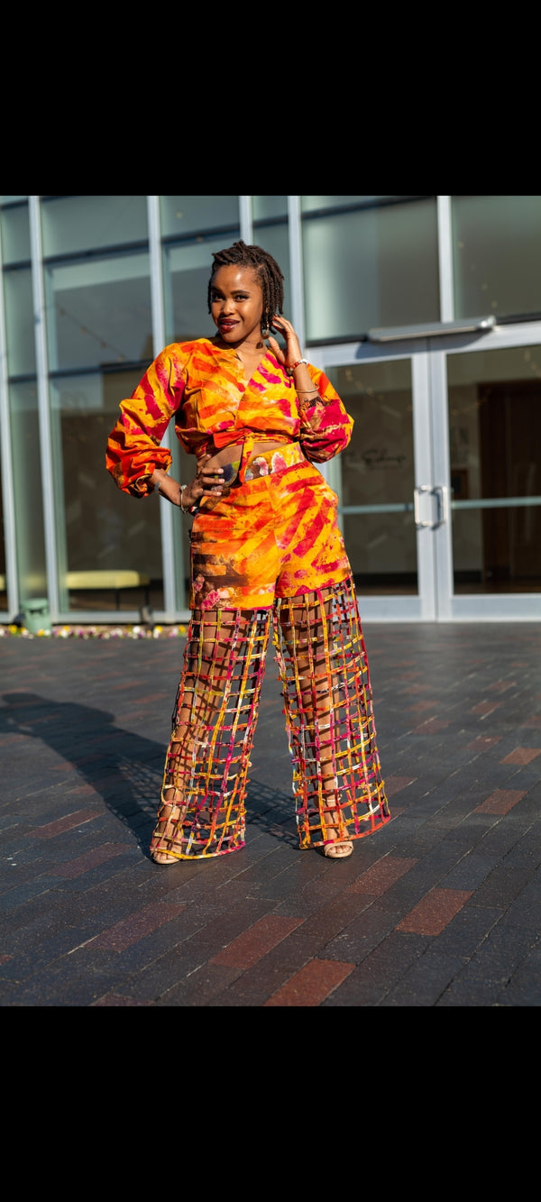 Ankara two-piece set