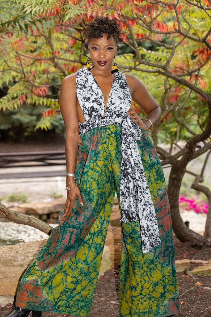 African print Infinity Jumpsuit
