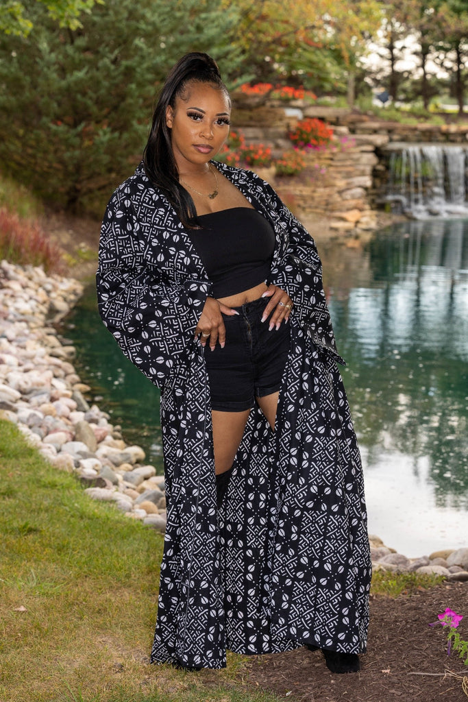 African print Kimono Jacket
